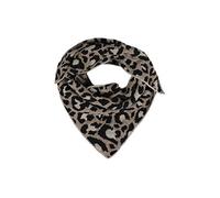 Zwillingsherz Sciarpa triangolare Stola con cashmere e lana per bambini, ragazze, ragazzi, bambini, sciarpa in cashmere di alta qualità con stampa leopardata, perfetta per estate, autunno, inverno