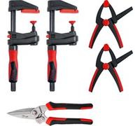 Bessey Set SET1-A, utensili di serraggio e taglio (2 GK15, 2 XV5-100, 1 D52-2)