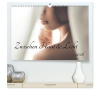 Zwischen Haut und Licht (hochwertiger Premium Wandkalender 2026 DIN A2 quer), Kunstdruck in Hochglanz: Die Poesie des Körpers - ästhetisch, zart und voller stiller Eleganz.