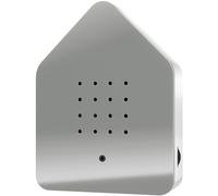 Zwitscherbox Grigio classico/bianco, bambù plastica, taglia unica