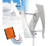 ZWJABYY Generatore Eolico da 7 kW, turbina eolica, Altro generatore Eolico a energia rinnovabile, generatore Eolico Verticale a energia Alternativa per energia Industriale Marina, Camper e casa,12V
