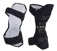 ZWJABYY Knee Support,Booster per Ginocchiere,Ginocchiere di Supporto per L'Esecuzione di Arrampicata Sportiva in Sella A Dolore al Ginocchio Alleviare(1 Pair),3spring