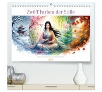 Zwölf Farben der Stille (hochwertiger Premium Wandkalender 2027 DIN A2 quer), Kunstdruck in Hochglanz: Harmonie in Farbe und Gelassenheit