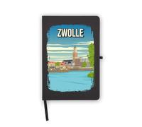 Zwolle Paesi Bassi Destinazione di Viaggio, Pagine Bianca, Copertina in Ecopelle, Agenda, Diario, Quaderno di Lavoro