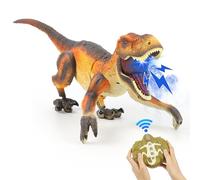 ZWOOS Dinosauro Telecomandato 2.4G, Indominus Rex per Bambini 3 Anni, Con Sensori di Luce, Spray e Tattili, Giocattoli Educativi