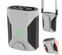 ZWOOS Ventilatore Collo Portatile Ventilatore USB Sulla Vita, 4500mAh Waist Fan, USB Ricaricabile, 36000 RPM Ventilatore, Ventola di Raffreddamento da Cintura per Viaggi, Campeggio