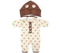 ZWOOS Vestiti per Bambole 35-43 cm, Tutina Piccolo Orso Compatibile con New Born Baby Bambole, Regali per Ragazze, Bambini