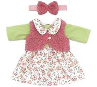 ZWOOS Vestiti per Bambole 35-43 cm, Vestito Carino Compatibile con Baby Born, Baby Annabell, Nenuco e Altri, Regali per Ragazze, Bambini