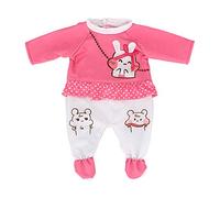 ZWOOS Vestiti per Bambole per New Born Baby Doll, Abitini in Cotone Carina per Bambolotti 35-43 cm