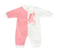 ZWOOS Vestiti per Bambole per New Born Baby Doll, Pagliaccetti Unicorno per Bambolotti 35-43 cm