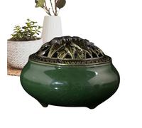 Zwpontia Bruciatore di incenso - Porta incenso a bobina conica, in ceramica cinese, decorazione zen per bruciare meditazione, ornamenti per la casa per coni e bastoncini