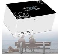 ZWQOZ Frigorifero for medicinali e refrigeratore for insulina, mini frigorifero for diabetici, frigorifero portatile for insulina for auto, viaggi, casa(Nobattery)