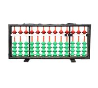 ZWQXZX Abacus Mathematical, Abaco A 13 Colonne Cinese Grande Giapponese Strumenti di Apprendimento della Matematica Strumento Conteggio con Supporto Calcolatrice Gioco