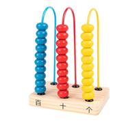 ZWQXZX Abacus Mathematical, Abaco in Legno for La Matematica con 100 Bastoncini for Contare, Giochi di Educativi, Materiale Didattico for Scuola Materna Calcolatrice Gioco