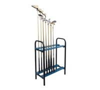 ZWQXZX Attrezzature da Golf Supporto per Mazze da Golf Supporto per 18 Buche Supporto per Espositore in Metallo Forniture per Campi Pratica per Mazze Facile da Usare Organizzatore