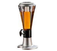 ZWQXZX Dispenser Acqua per Feste Distributore di Bevande con Tubo di Ghiaccio, Refrigeratore for Bevande, Bar for La Casa Limonata(Blue,Silver)