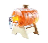 ZWQXZX Dispenser Acqua per Feste Distributore di tè alla Frutta in Vetro, Distributore di Bevande Fredde A Botte con Rubinetto Limonata