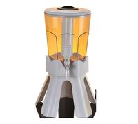 ZWQXZX Dispenser Acqua per Feste Torre for Bevande con Dispenser di Birra A Cubetti di Ghiaccio for Feste da Tavolo Limonata(White)