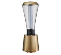 ZWQXZX Dispenser Acqua per Feste Torre for Bevande con Tubo del Ghiaccio Staccabile E Distributore di Bevande con Luce LED Limonata(Gold)