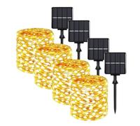 ZWQXZX Solare da Esterno,Luci Luci solari a stringa da 72 piedi, 200 LED, impermeabili, scintillanti, for esterni Decorazione Balcone
