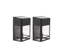 ZWQXZX Solare da Esterno,Luci Luci Solari For Recinzioni Da Esterno, Giardino, For Patio, Terrazze, Wireless Decorazione Balcone(2 packs)
