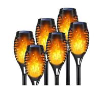 ZWQXZX Solare da Esterno,Luci Torcia solare for esterni con fiamma tremolante, impermeabile, da giardino Decorazione Balcone