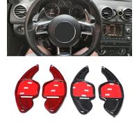 ZWRKB Paddle del Cambio del Volante dell'auto in Fibra di Carbonio, Adatto per Audi A4 B8 A3 8P S3 Q5 A8 R8 TT TT MK2 8J A5 S5 Coupe Sportback