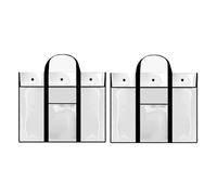 ZWTPGKRD 2 pratici sacchetti per poster per artisti e insegnanti, grandi custodie per opere d'arte, Nero