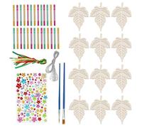 ZWTPGKRD 6/9/12 pz foglia venti carillon kit arte fare pittura per bambini