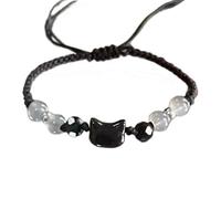 ZWTPGKRD Achromatic Puss Opposti Paillettes Gioielli Bangle Anallergico Casual Fit Starsign Anno Presente Significativo Perline Regali Gioielli, Misura unica, come descritto