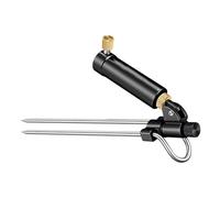 ZWTPGKRD Adjustable Fishing Rod Holder with Ground Stake for Secure Placement on Various Terrains Aluminum Construction