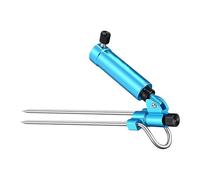 ZWTPGKRD Adjustable Fishing Rod Holder with Ground Stake for Secure Placement on Various Terrains Aluminum Construction