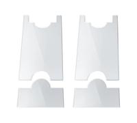 ZWTPGKRD Aggiornamenti Distanziali Acrilici Trasparente Mobili Pad Adesivo Per Parete Difesa Graffi Sul Divano Materasso Paraurti Acrilico Trasparente