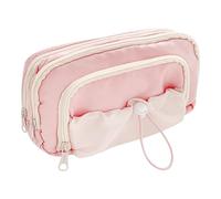 ZWTPGKRD Astuccio estetico a più strati, penna di grande capacità per l'organizzazione di materiale scolastico Scatola multistrato di grande capacità estetica, A, Bellezza di massa