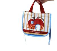 ZWTPGKRD Borsa termica ispessita per il pranzo, impermeabile, con bel motivo, portatile, per lavoro, scuola, borsa termica per il pranzo