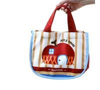 ZWTPGKRD Borsa termica ispessita per il pranzo, impermeabile, con bel motivo, portatile, per lavoro, scuola, borsa termica per il pranzo