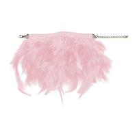 ZWTPGKRD Braccialetto da polso a schiaffo bracciale da polso elegante cavigliera braccio, Misura unica, Piuma, Nessuna pietra preziosa