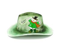 ZWTPGKRD Cappello da cowgirl leggero da donna, unisex, per Halloween, Natale, cowboy, carnevale, feste, antivento, per feltro, con cordino