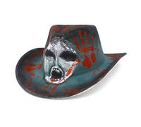 ZWTPGKRD Cappello da cowgirl leggero da donna, unisex, per Halloween, Natale, cowboy, carnevale, feste, antivento, per feltro, con cordino