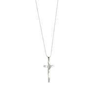 ZWTPGKRD Collana con ciondolo a forma di crocifisso religioso, lunghezza regolabile, per uomini e donne, simbolo di fede, accessorio per gioielli, gioielli alla moda per giovani