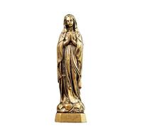 ZWTPGKRD Elegante ciondolo in miniatura in ottone con scritta "Beata Madre", per credenti spirituali e decorazione interna unica in miniatura religiosa della Santa Madre