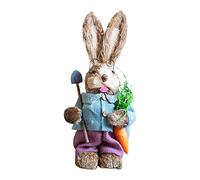 ZWTPGKRD Graziose decorazioni pasquali in paglia per vacanze, casa, giardino, matrimonio, puntelli fotografici, decorazioni pasquali per ghirlande