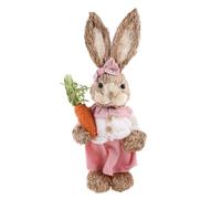 ZWTPGKRD Graziose decorazioni pasquali in paglia per vacanze, casa, giardino, matrimonio, puntelli fotografici, decorazioni pasquali per ghirlande