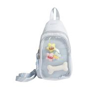 ZWTPGKRD Itabagbag - Zaino convertibile a tracolla, trasparente, da donna, Itabag, borsa a tracolla da donna, Blu: Big Bag, As shown in the picture (error 1-1544cm)
