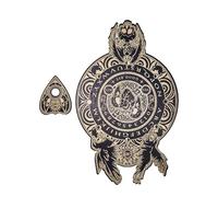ZWTPGKRD Legno Spirito Parlare Consiglio Divinazione Con Planchette Rabdomanzia Messaggio Raccontare Strumento Mistico Gioco Forniture Cranio Spirito Con Planchette
