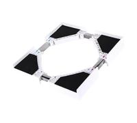 ZWTPGKRD Lo scaffale modificabile efficiente dello spazio per la coppia di lavatrici dell'essiccatore ospita l'insieme globale della costruzione permanente degli elettrodomestici da 18,1 a 28,4