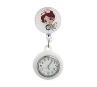 ZWTPGKRD Orologio da tasca per medici, con pratico orologio digitale trasparente per personale e infermieri, Infermieri dedicati rotondi