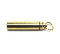 ZWTPGKRD Porta stuzzicadenti in ottone impermeabile con coperchio di tenuta per custodia per bagagli da viaggio all'aperto valigia porta notebook tascabile impermeabile con penna