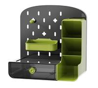 ZWTPGKRD Robusta scatola portaoggetti con cassetto per cosmetici penne organizzazione scrivania forniture scolastiche accessori per ufficio casa organizer da scrivania salvaspazio