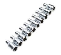 ZWTPGKRD Set di chiavi a bussola corte metriche professionali da 1/4", 6 punti, da 4 mm a 14 mm, accessori per riparazione e manutenzione